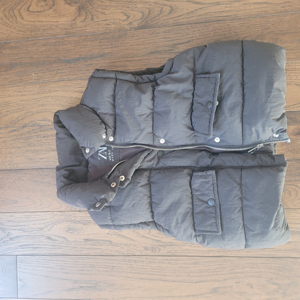KIDS Zara Black Puffer Vest